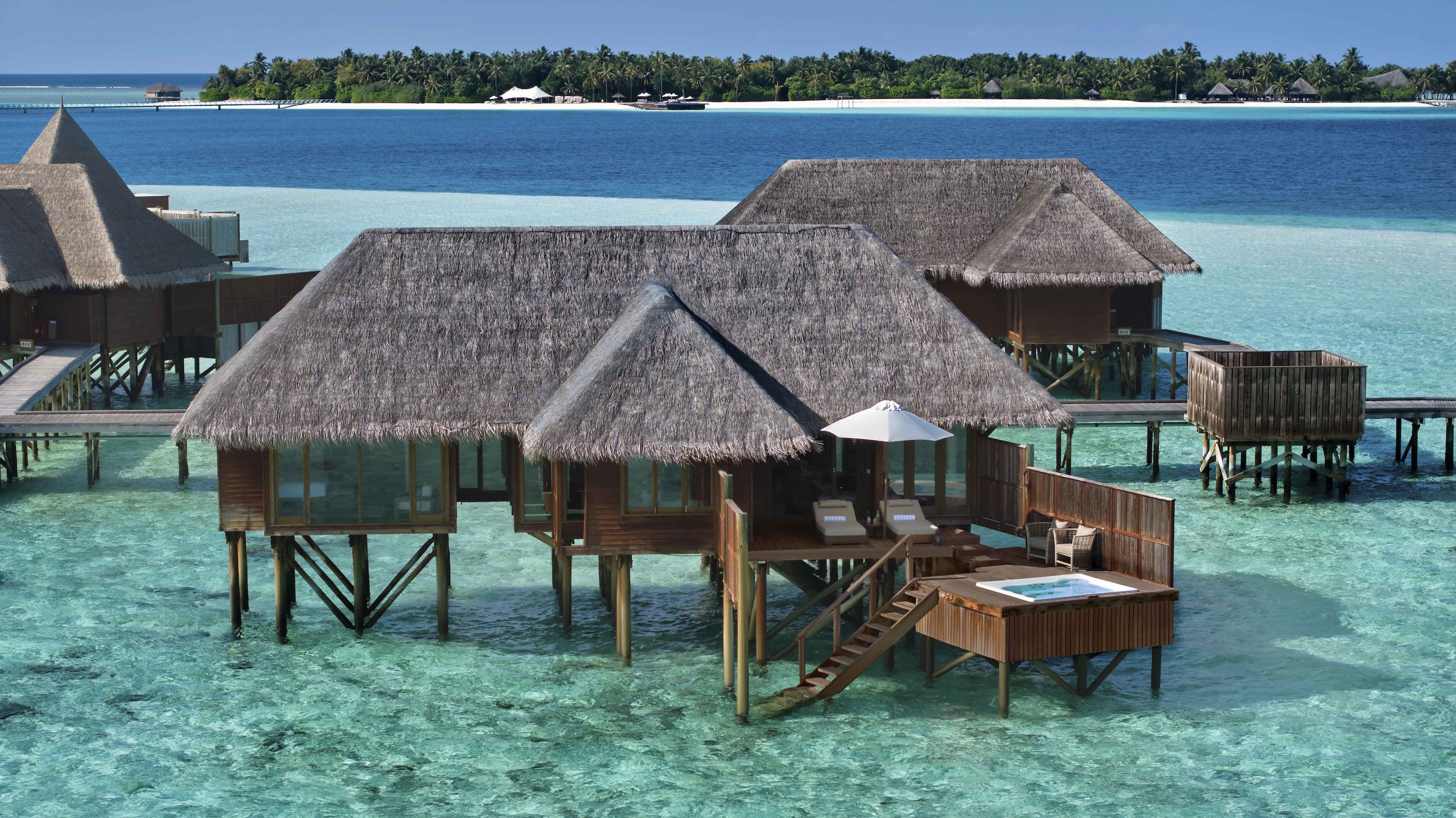 Conrad Maldives Rangali-Finolhu Island - Grand Water Villa - One Bedroom Aerial View